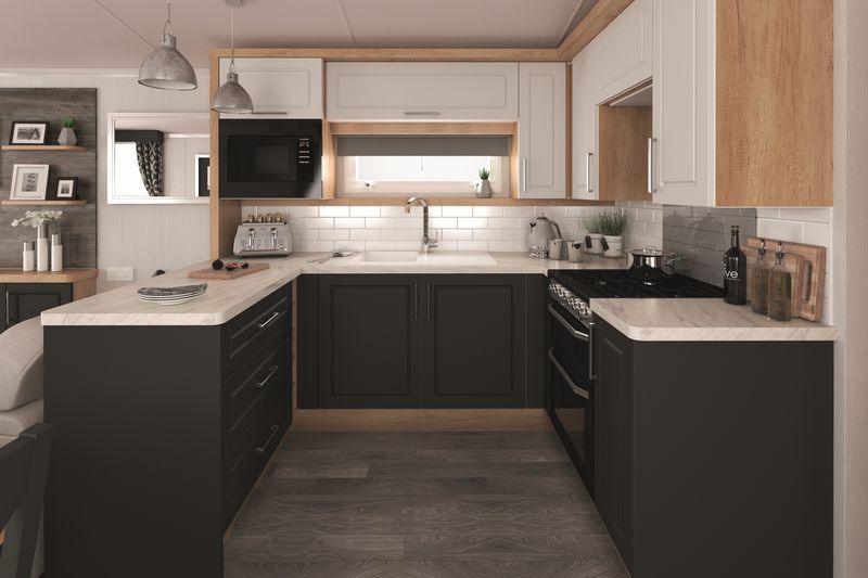 Bordeaux Platinum kitchen